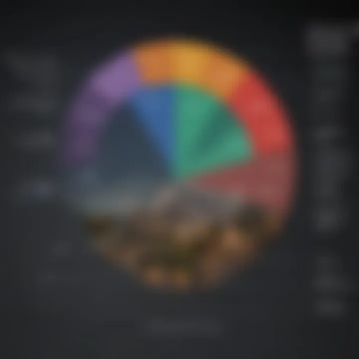 Pie chart showcasing the diverse investor demographics in real estate crowdfunding