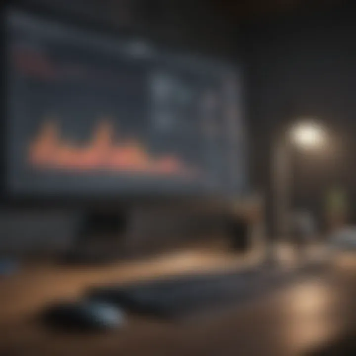 Graph illustrating productivity trends in remote work