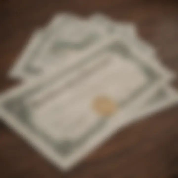 A diagram explaining certificates of deposit with interest rates