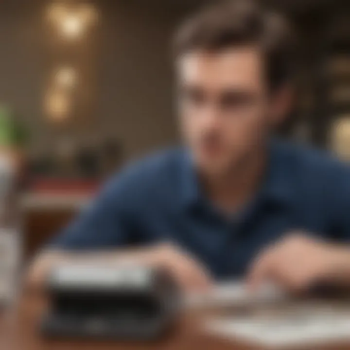 An illustration showcasing the features of checking accounts