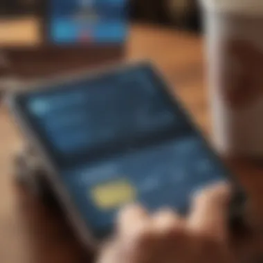 Digital Wallet Interface Digital wallet interface with transaction options