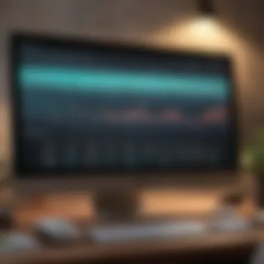 User Interface of Stock Evaluation Website User interface showcasing a stock evaluation website