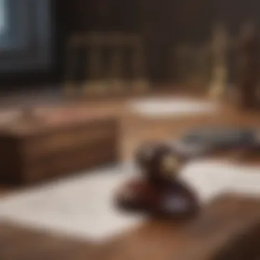 Legal Implications of Wills Visual representation of legal implications in estate planning