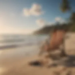 A serene beach representing the dream of early retirement