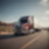 Trucking company on the road with cash flow in focus