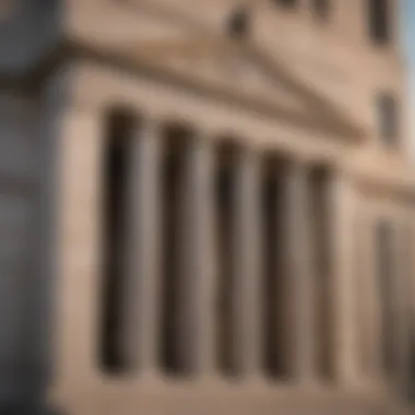 The Federal Reserve: A Pillar of Economic Stability Illustration depicting the Federal Reserve building