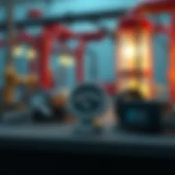 Illustration of various measurement units for natural gas